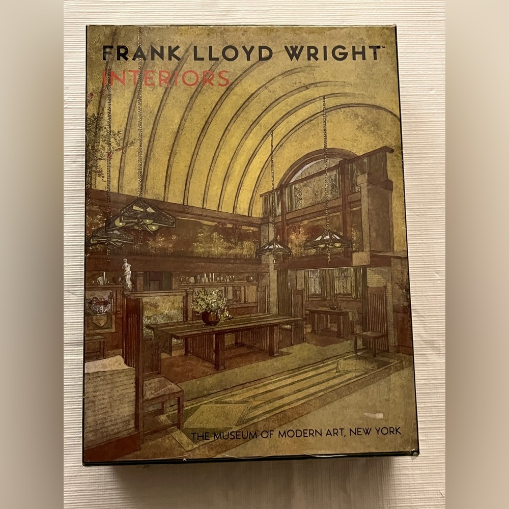 New in box Frank Lloyd Wright Interiors Museum of Modern Art NY 20 note cards